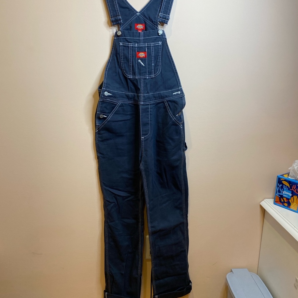 Dickies Dark Blue Denim Overalls